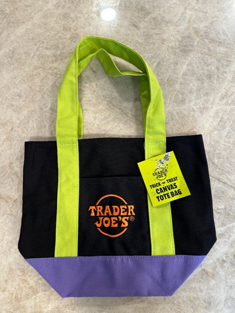 Trader Joe's Halloween Canvas Tote Bag